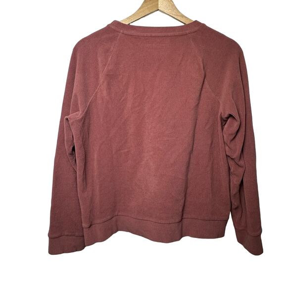 Marc New York Medium Ribbed Sweater Soft Cozy Pinkish Mauve Pullover - Picture 4 of 4